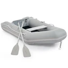 Inflatable Boat Dinghy Tender Pontoon Rescue&Dive Boat Fishing Boat White 7.5ft