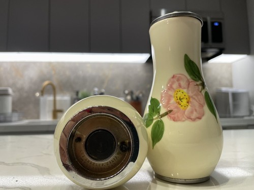Vintage Franciscan Ceramics Desert Rose California Salt & Pepper Made CA USA - Picture 14 of 15