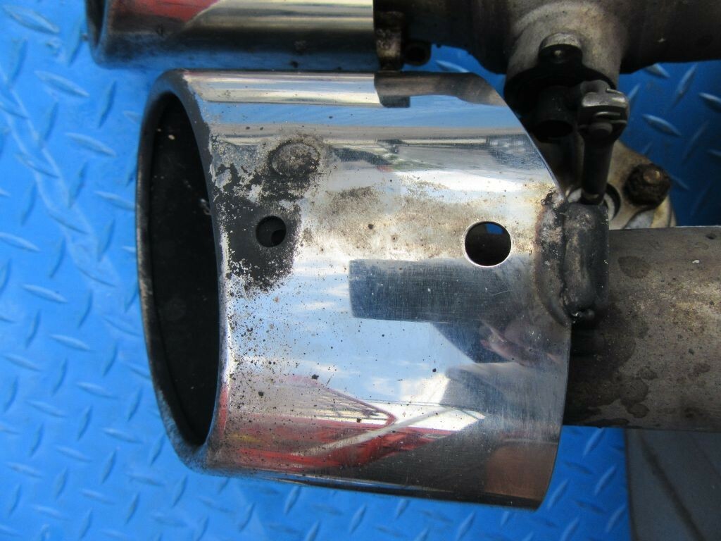Maserati Ghibli rear left exhaust muffler #7501