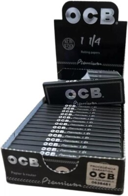 OCB Black Premium 1 1/4 Papers   King Size Slim Zigarettenpapier