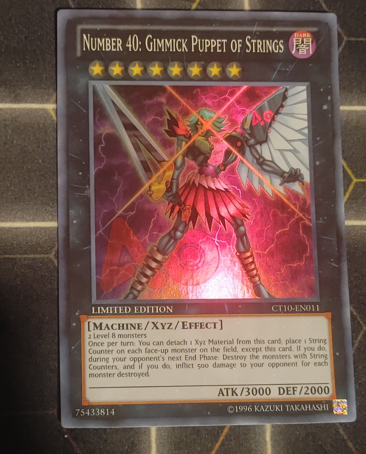 Number 40: Gimmick Puppet of Strings CT10-EN011 Super Rare Limited NM Yu-Gi-Oh!