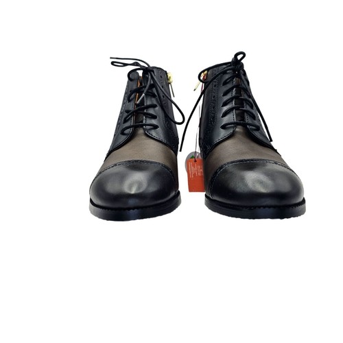 Pikolinos 8.5 Royal Flat Lace-Up Ankle Boots Lead EU 39 New w/Tag No Box - Picture 5 of 19