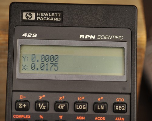 Hewlett Packard HP 42S RPN Scientific Calculator with Owner's Manual Box Extras - Picture 8 of 20