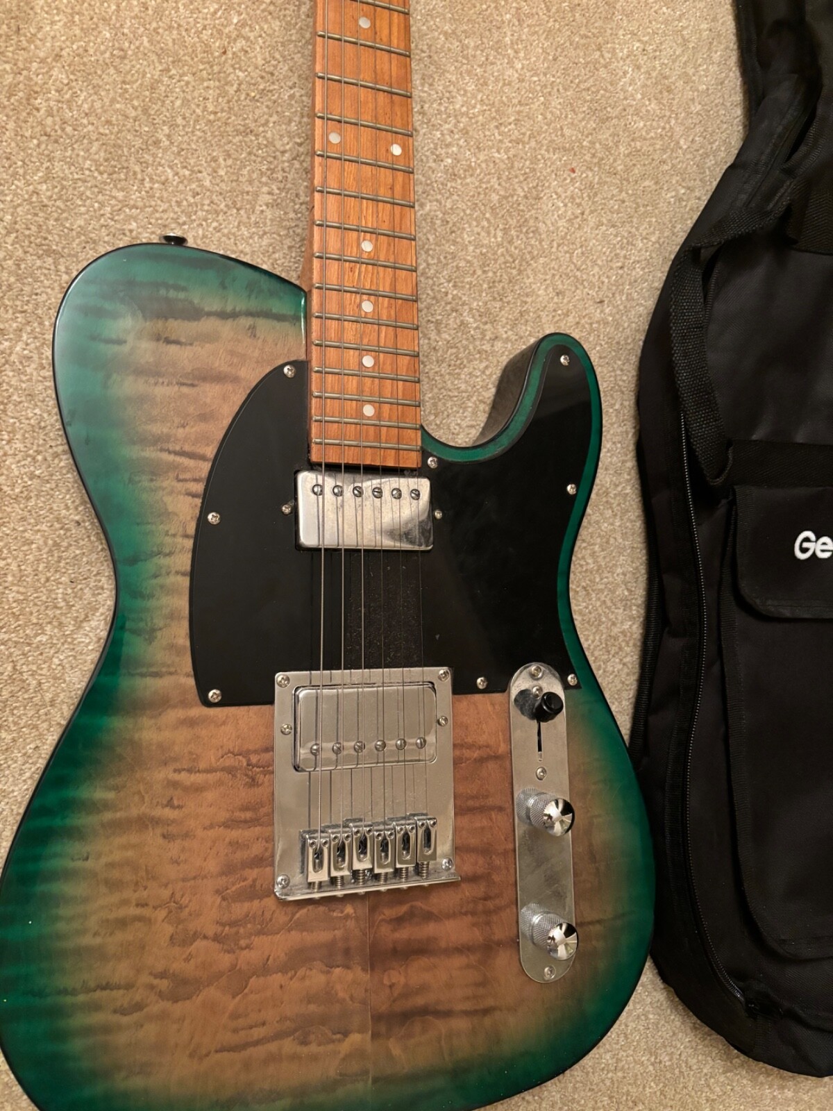 Electric Knoxville Guitar green gear 4 music eBay