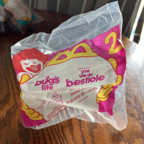Vintage 1998 McDonald’s Happy Meal Toy ROSIE Spider #2 A Bug's Life New ...
