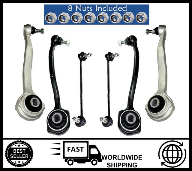 Front Upper & Lower Suspension Control Arms Kit for MERCEDES Cclass