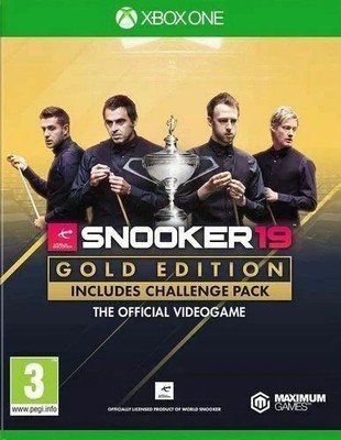 Snooker 19 Gold Edition Das offizielle Videospiel Xbox One