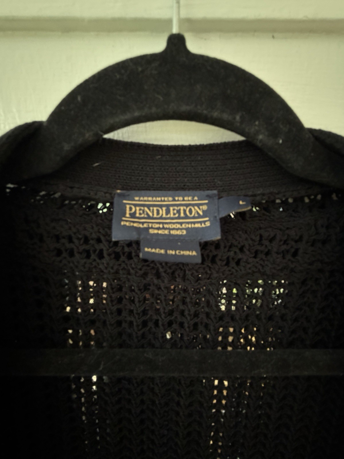 Pendleton Cotton Blend Cardigan Button Sweater  S… - image 3