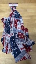 USA 4th of July America Scarf NEW w/ Tags
