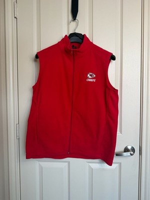 Dunbrooke NFL Kansas City Chiefs Red Houston Fleece Full-Zip Vest