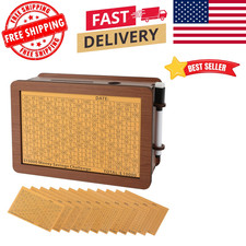 Wooden Cash Money Saving Box,Piggy Bank for Kids  Adults,10000 Savings Challeng