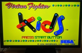 Sega Saturn Console HST-3220 Bundle 12 Games Ultraman No Manuals Case Wear #521