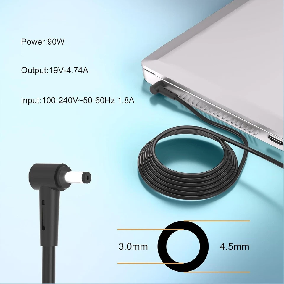 Caricatore per PC portatile Asus Vivobook 14X 15X 16X 17X - 90W - Immagine 2 di 4