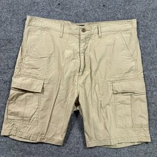 Levi s Mens Cargo Shorts Size 40 Beige Outdoor Utility Work Casual High Rise