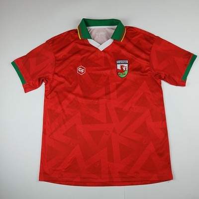 Wales Nationalmannschaft Heim Fußball Shirt Trikot Größe: M