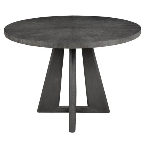 Uttermost 24279 Pulsar 60" Diameter Acacia Wood Dining Table - Grey - Picture 2 of 4