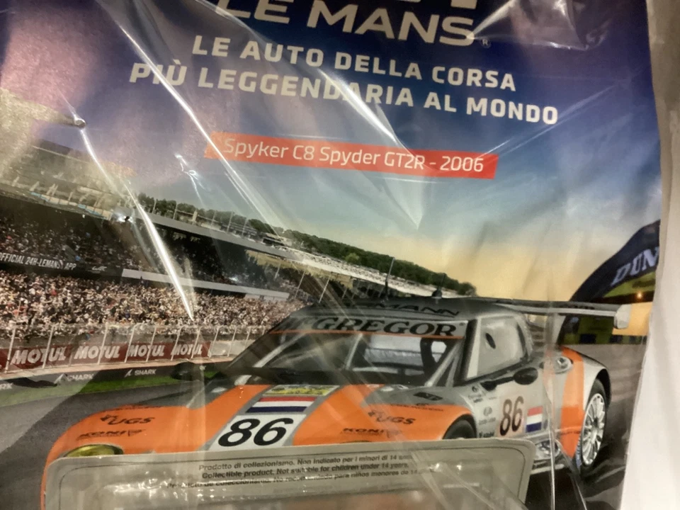 IXO  SPYKER C8 SPYDER GT2R   24h LE Mans 2006 die-cast 1/43, Nuova in teca - Immagine 3 di 4