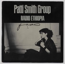 Patti Smith Group JSA Signed Autograph Album Record Vinyl Radio Ethiopia