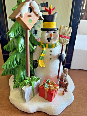 John Deere Holiday Snowman Mailbox Tree Squirrel SpecCast 8th in Series JDM 223