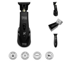 Ghost X Professional T-Blade Beard Trimmer - Cordless, Whisper-Quiet Ergonomic