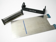 Polaroid 550 Instant Film Back parts - darkslide, rollers and lock door