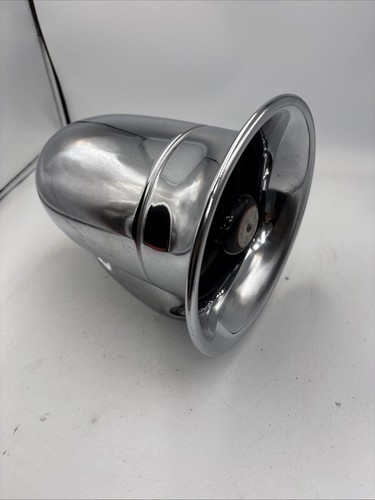 Federal Sign & Signal Corp Chrome PA Speaker Horn CP25 Series A3 Tested Works