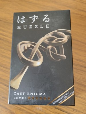 Metallpuzzle Huzzle Cast Enigma Stufe Level 6 Rätsel Knobelspiel Geduldsspiel 3D