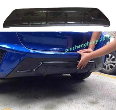 For Honda FIT JAZZ GK5 2014-2017 Real Carbon Rear Bumper Lip Diffuser Splitter