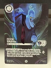Hades - Looking for a Deal Iconic 242/204 Whispers in the Well Lorcana Disney