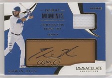 2020 Immaculate Debut Moments Relics Tan Leather 10/99 Edwin Rios Auto 18vd