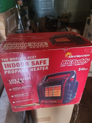 #ad Mr. Heater BIG Buddy Portable Propane Heater Red MH18B 18000BTU $129.99