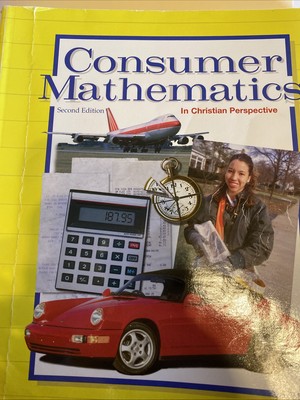 Abeka Consumer Mathematics in Christian Perspective, Second Edition Lot