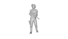 Printle M Homme 2831T--Army Soldier Navy Marine Figure for Dioramas Train Sets