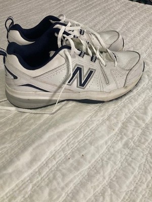 New Balance 508 Men s Size 9 White Navy Leather Sneakers Numeric 508