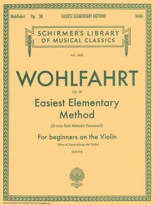Easiest Elementary Method for Beginners, Op. 38 | Franz Wohlfahrt | Englisch