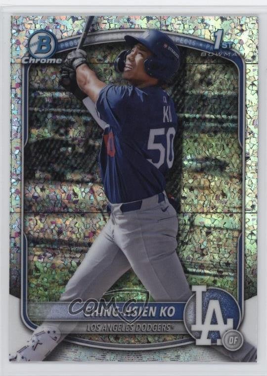 2025 Bowman Chrome Prospects Mini-Diamond Refractor Ching-Hsien Ko #BCP-224 0hv6
