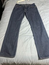 Levi's 501 Original Fit Straight Leg Button Fly Jeans - Dark Wash