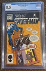 1986 Web of Spider-Man #12 comic book. CGC Universal Grade 8.5 with White Pages.