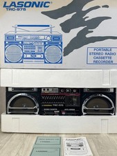 Lasonic TRC-975 Vintage Radio Cassette Player 1980s Working Condition Used