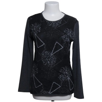 Betty Barclay, Langarmshirt, Größe: M, Weekend, Grau/Schwarz #dRH
