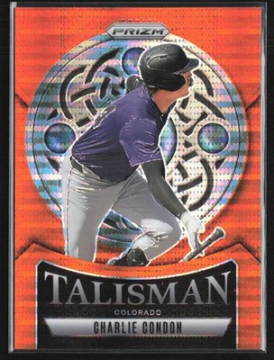 Charlie Condon 2025 Panini Prizm Talisman Orange Pulsar /399 #23 Colorado