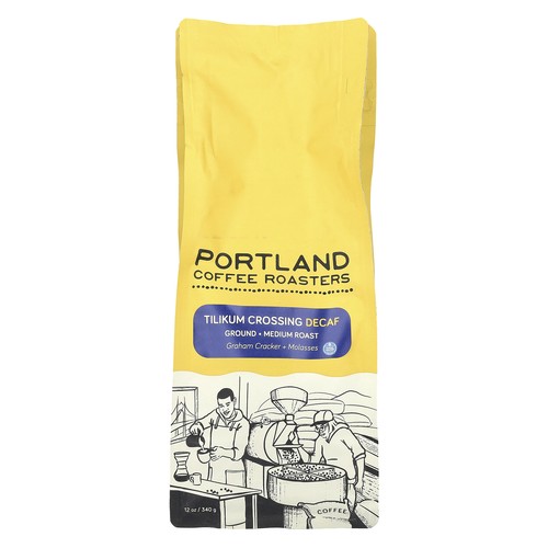 Tilikum Crossing Decaf, Ground, Medium Roast, 12 oz (340 g)