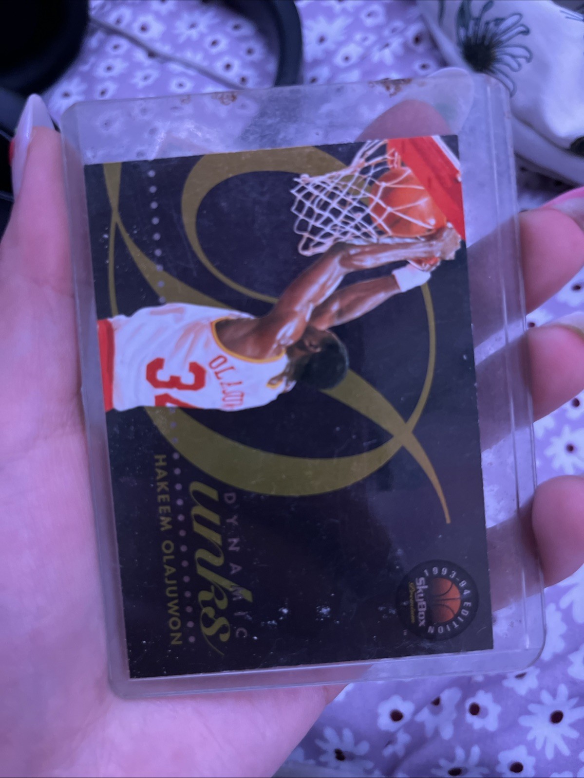 1993-94 Fleer Hakeem Olajuwon Basketball Card