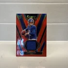2025 Panini Select Rookie Swatches - Jaxson Dart #RSW-JDT Red Prizm (MEM, RC)
