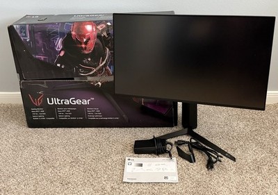 LG UltraGear 27GN950 27  4K UHD Gaming Monitor Nano IPS 144Hz G-SYNC HDR Box