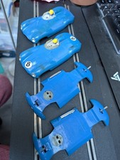 Two Vintage Triang Scalextric Jaguar D Type C60  Spares or Repairs