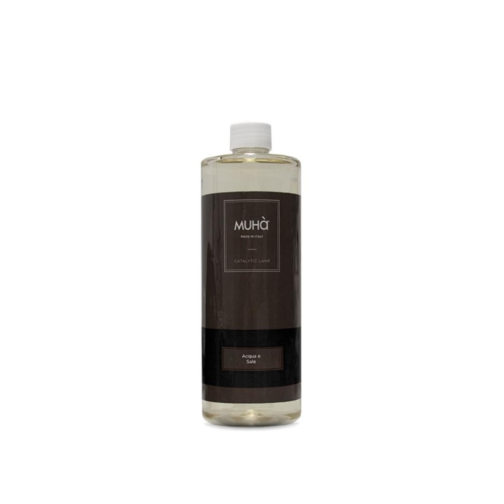 Muhà - Ricarica Lampada Catalitica 500 ML Acqua e Sale