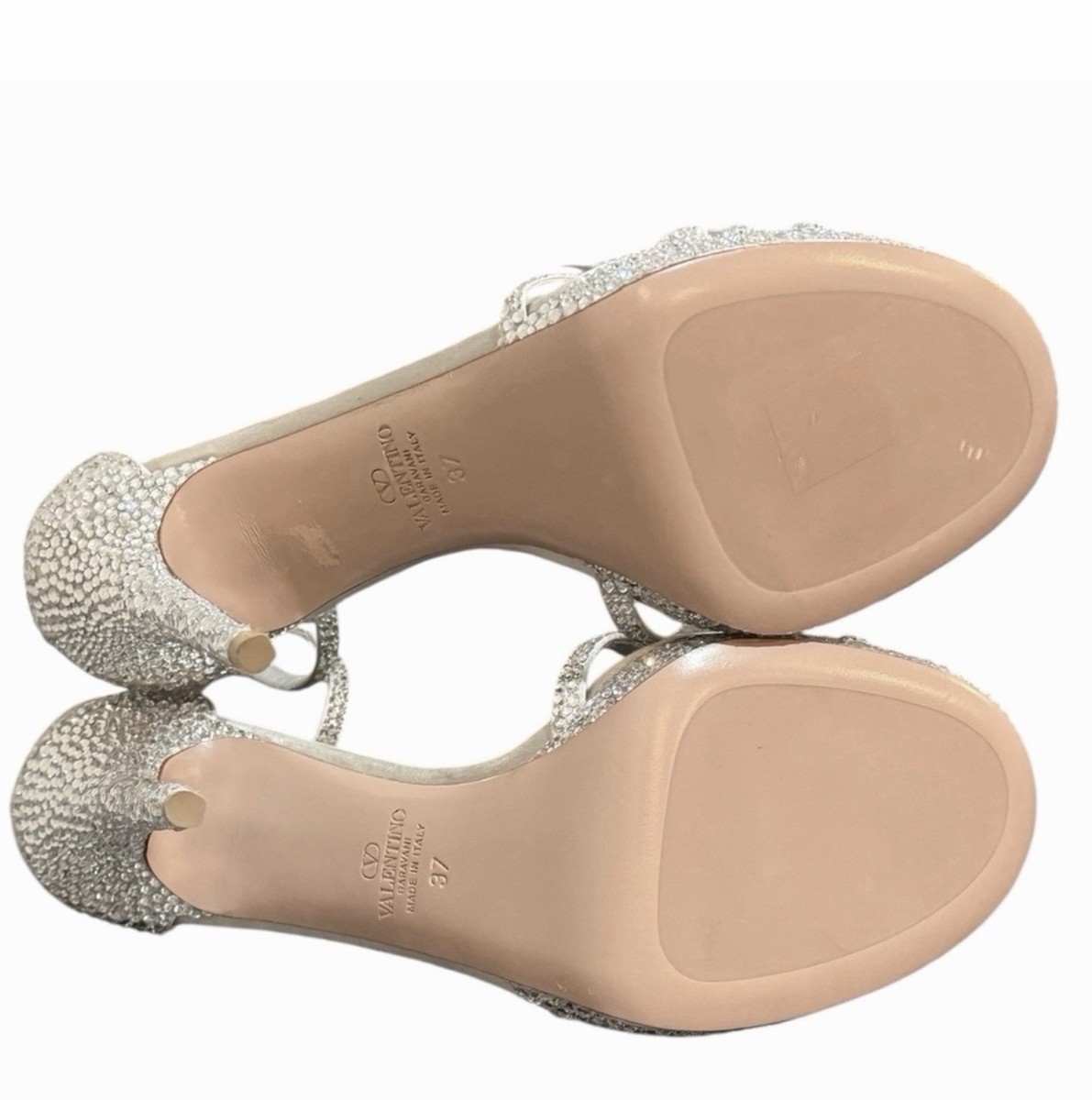 Valentino Garavani Eveninglam 120MM Platform Sandals with Crystals
