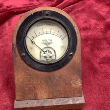 Vintage Jewell Instrument Co. DC VOLTMETER 0 to 5 Volts Pattern No. 53 In Stand