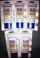5x Candy Moyo Nucolor Beauty Benefit B.B Cream-dark 1 Foundation Concealer 1oz